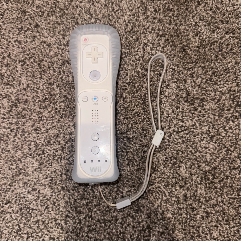Wii Controller White with rubber case